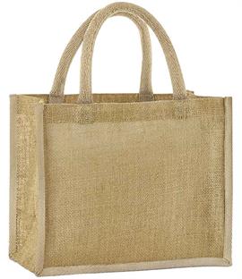 Westford Mill Natural Starched Jute Midi Tote Bag